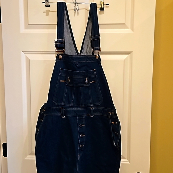 NWOT Roundy Ridge Mens Blue Bib Overalls Mens Waist 38 - Picture 1 of 8